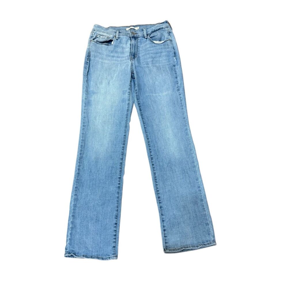 Levi’s Women’s 505 Straight Midrise Jeans Light Wash Sz 10